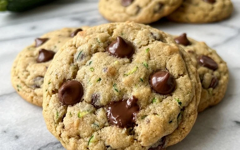 Soft Zucchini Cookies with Chocolate Chips